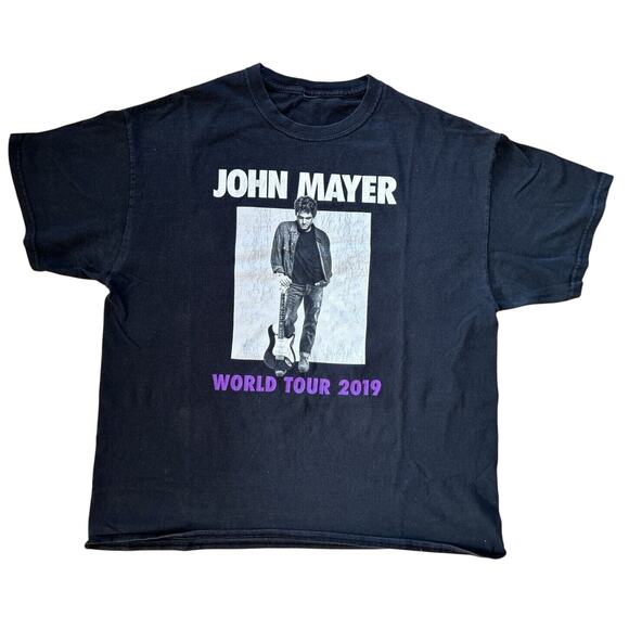 John Mayer T Shirt Tour 2019 Double Sided Adult Size Medium - Picture 1 of 6